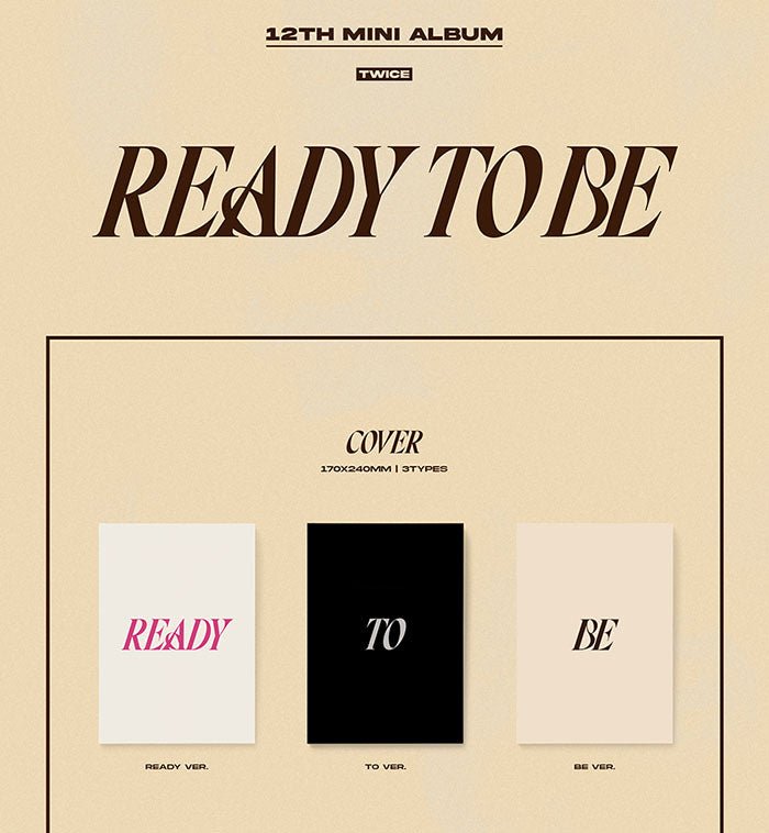 TWICE - READY TO BE (12th Mini Album) – SeoulMate