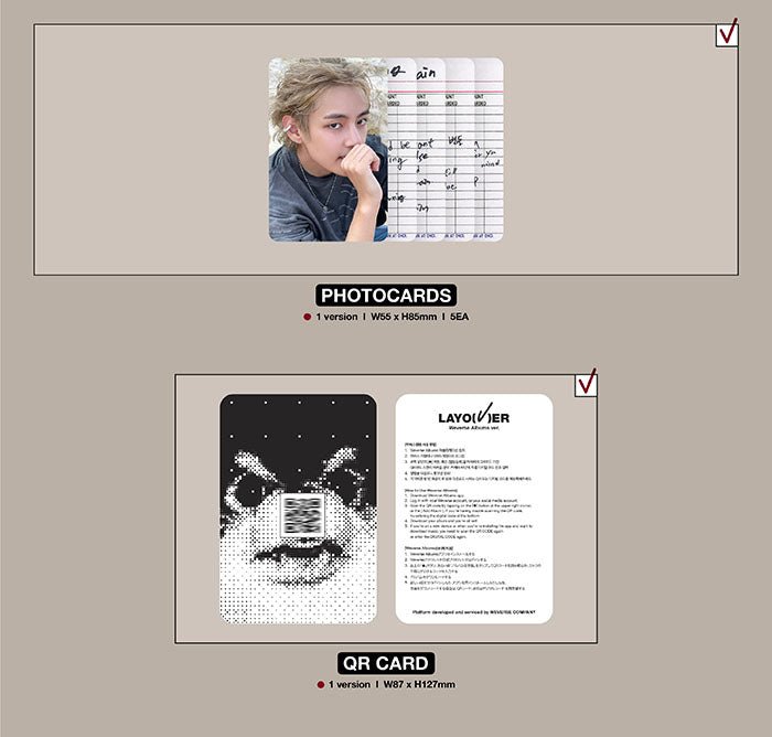 V (BTS) - LAYOVER WeVerse Albums Ver. (1st solo album) – SeoulMate